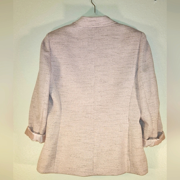 Collections for Le Suit Vntg Powder Pink w Blk Threading Blazer. Sz 14. - Picture 10 of 11